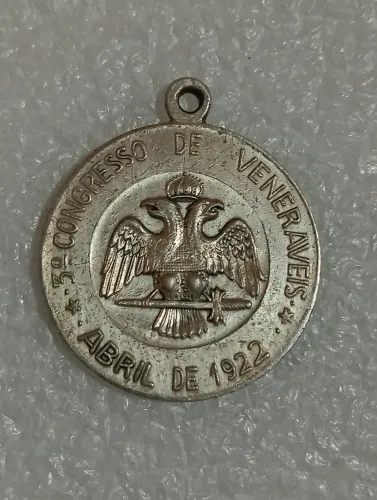 Medalha 3º Congresso de Veneráveis Abril de 1922