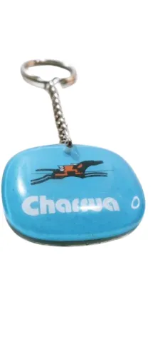 Chaveiro antigo água mineral Charrua anos 70 refrigerantes Charrua