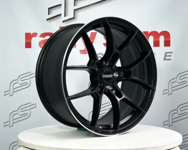 Jogo de Roda Rays Wheels Preto Fosco 5x112 - 18x8,5 Offset 38 (Nv)