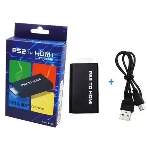 Adaptador Conversor De Vídeo Playstation 2 Ps2 Para Hdmi