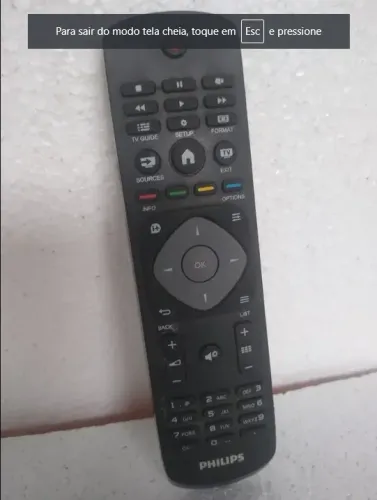Controle remoto original da tv Philips 40 PFG5000-78 de 40 polegadas