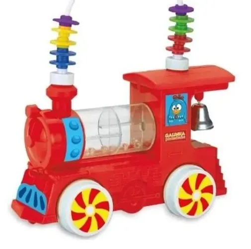 Trenzinho Vermelho Galinha Pintadinha