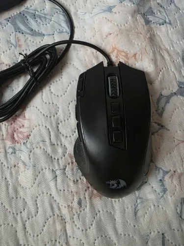 Mouse Gamer Redragon Predator,Chroma RGB,8000DPI,9 Botões, Preto -M612-