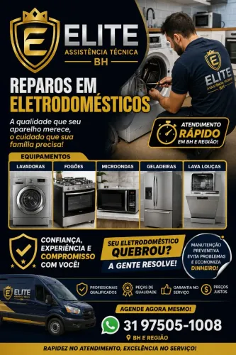 Manutenção geladeira, fogão,lava louças, forno elétrico,máquina de lavar