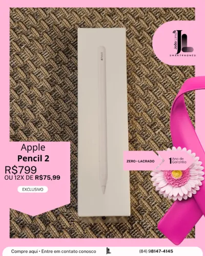 APPLE PENCIL 2, LACRADO, EXCLUSIVO!