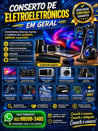 Conserto de equipamentos eletrônicos 