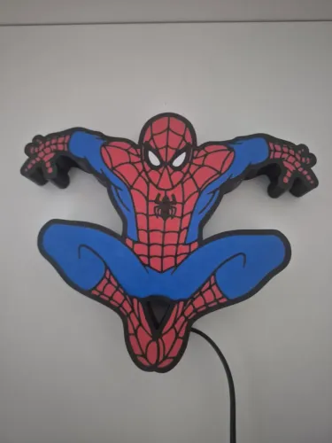 Caixa de luz Homem-Aranha