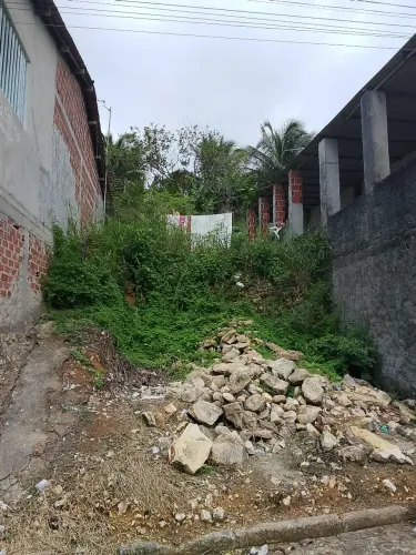 Terreno com 20 metros de comprimento por 5 de largura