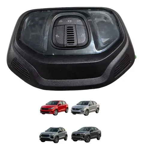 Luz Teto Fiat Argo Pulse Cronos 2020 A 2024  Preto