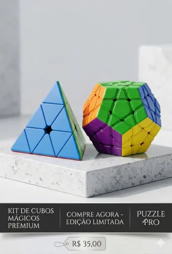 Kit dois cubos mágicos