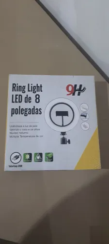 Ring light novo na caixa 8 polegadas ideal para Live ou fotos
