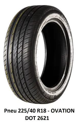 Jogo 4 pneus aro 18 - 225/40r18 - NOVOS