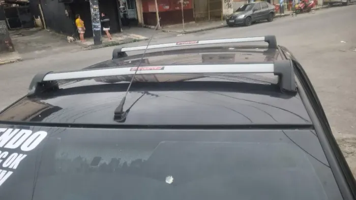 Rack de teto Renault Logan 2017 em duante