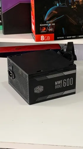 FONTE COOLER MASTER MWE BRONZE 600W