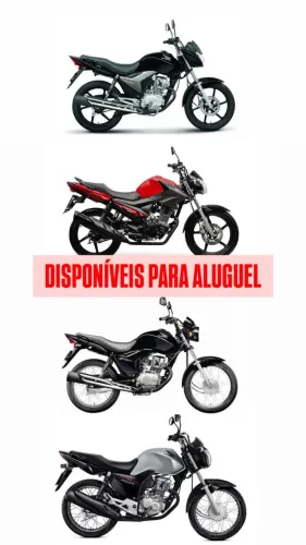 Aluguel de motos a partir de 150R$