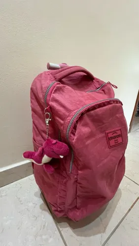 Mochila Luxcel Up4you original com rodas e alça para carregar nas costas