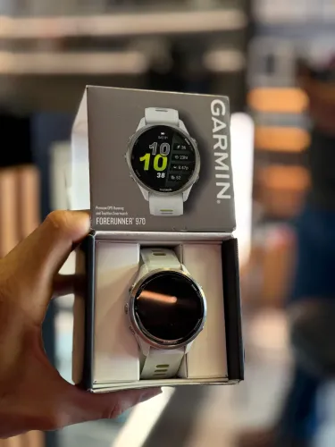 RELÓGIO GARMIN FORERUNNER 970 ZERO COM 1 MÊS DE USO SOMENTE R$4.200,00 REAIS