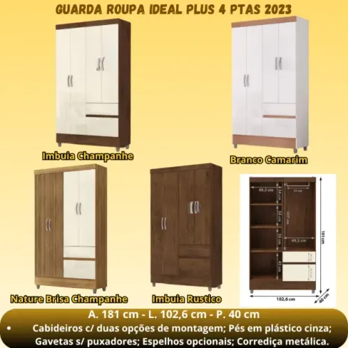 Guarda roupa de solteiro 