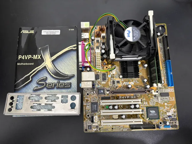 Pentium 4 kit placa mãe Asus P4