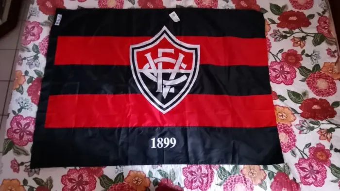Bandeira Oficial do Esporte Clube Vitória - Dupla Face - 90x120 cm