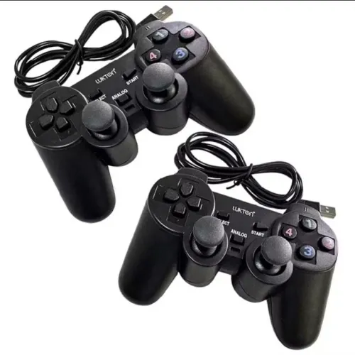 Controle Estilo PlayStation 2 para PC (USB)