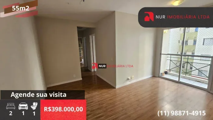 Apartamento, 53 m² - venda por R$ 398.000,00 ou aluguel por R$ 3.269,00/mês - Jardim das V