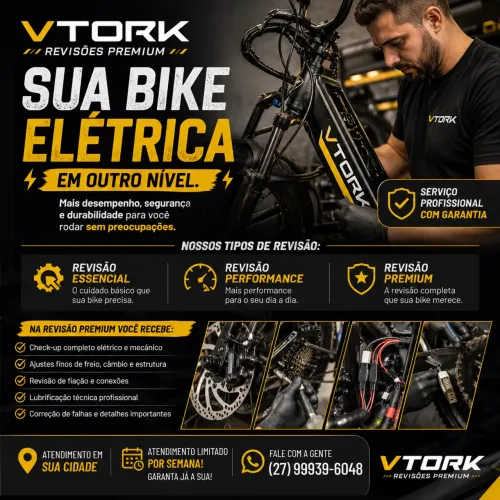 Vtork revisão em bikes elétricas