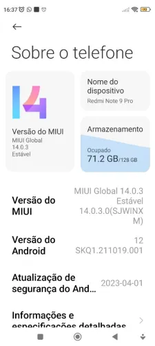 estou com outra celular