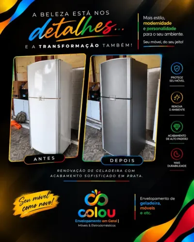 Envelopamento de móveis é eletro
