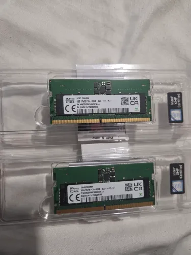 Memória Ram Notebook DDR5 16GB 2x8 - 4800MHz