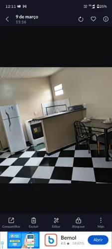 Hospedagem em diária e mensal Apartamento mobiliado