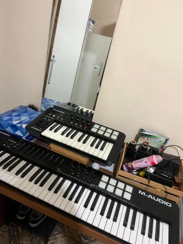 Kit controlador + interface de áudio qtyun 24