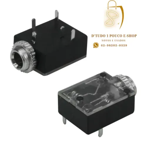  CONECTOR Jack J2 Stereo Painel P2 Fêmea Painel Pci Alta Qualidade