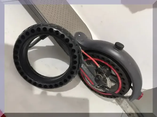 Pneu sólido 8.5x2 para patinete elétrico Xiaomi e Foston Sem uso