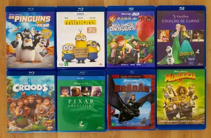 Blu rays infantis - R$30 cada