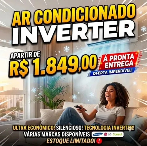 Ar Condicionado Inverter Novo!