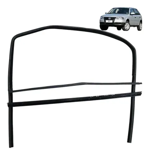 Kit Borracha Pestana Porta Lado Direito Volkswagen Gol G4