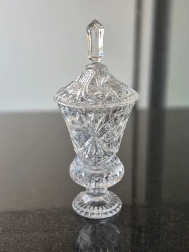 Bomboniere vintage vidro cristal