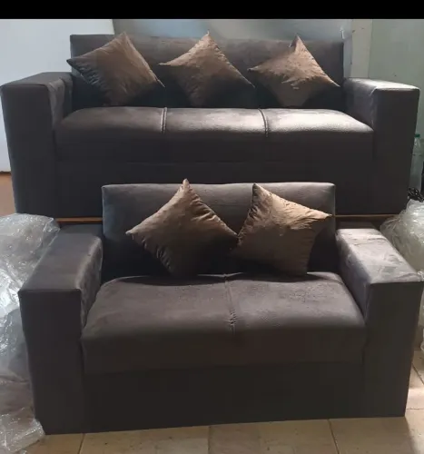 CONJUNTO SOFÁ COM ALMOFADAS/ NOVOS / DIRETO DA FÁBRICA 