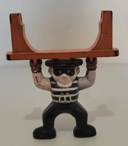 Antigo Boneco Papa Burger Turma do Ronald Mcdonalds 2000