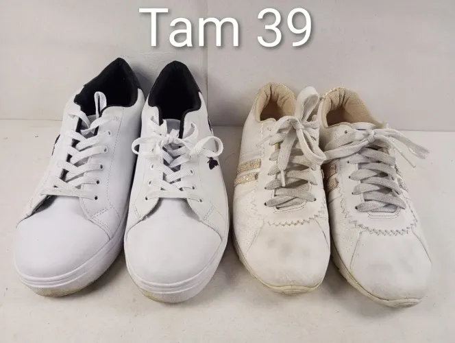 Kit com 2 Tênis Femininos Tam. 39 - Moleca e Style Shoes