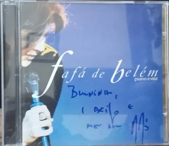 Cd Fafá de Belém - Piano e Voz - Autografado