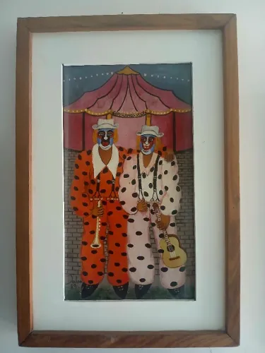 Quadro Palhaços Dalva Oliveira