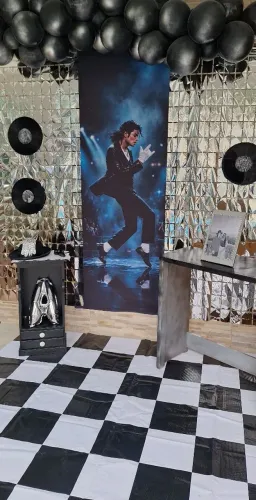 Decoração aniversário Michael Jackson 