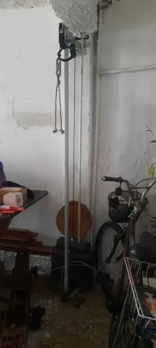 Peso aparelho de musculação caseiro