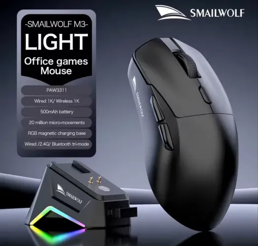 Atak Shark x11 modelo -SMAILWOLF M3- Com base de carregamento