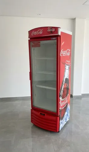 Expositor vertical pra refrigerante 472 litros 127vts tudo funcionando