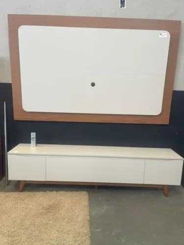 PAINEL + RACK OFF WHITE