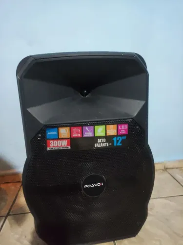 Caixa De Som Amplificada Sub 12" 400W,Bluetooth,Usb,Aux,Bateria interna!