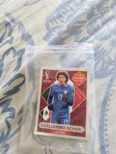 Figurinha Extra Lenda Guillermo Ochoa da Copa do Mundo de 2022